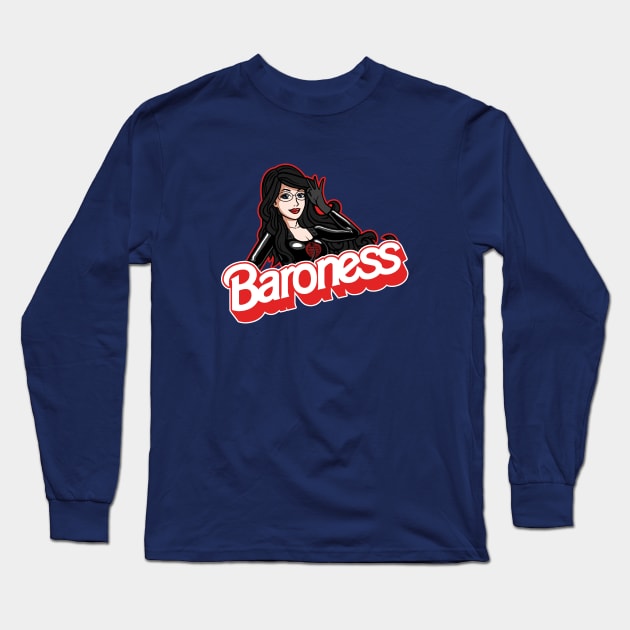 Baroness Doll Long Sleeve T-Shirt by PlatinumBastard